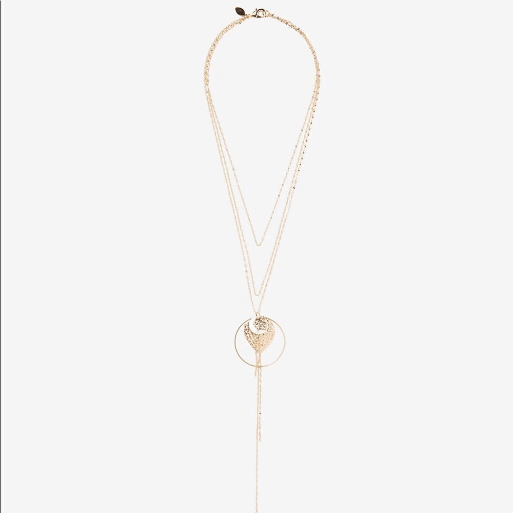 ✨HP✨Nested Floating Filigree Drop Necklace✨